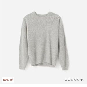 ISO The Cashmere Rib Round Crew by Everlane